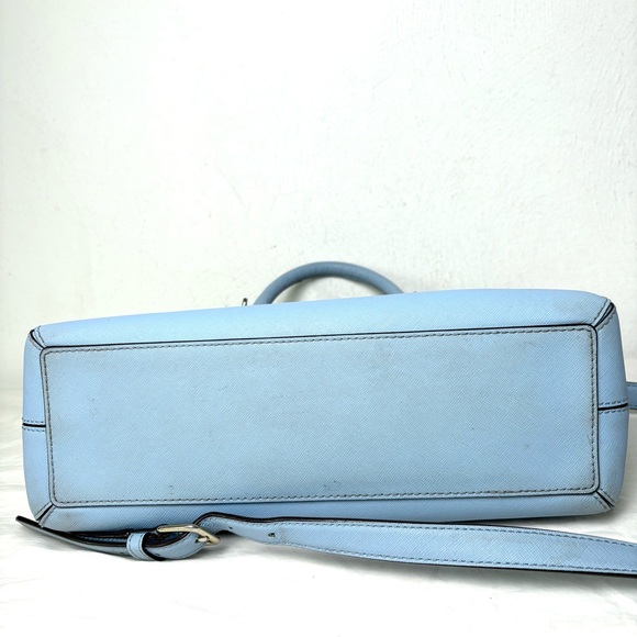 KATE SPADE Cove Street Provence Satchel Crossbody Arctic Blue Saffiano Leather - Picture 6 of 16